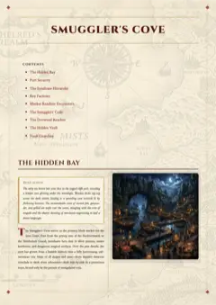 Page 1 of Smuggler's Cove, a 4-page classic document